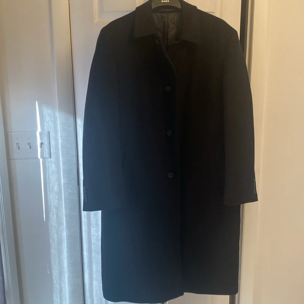 Hart Schaffner Marx Wool & Cashmere Overcoat